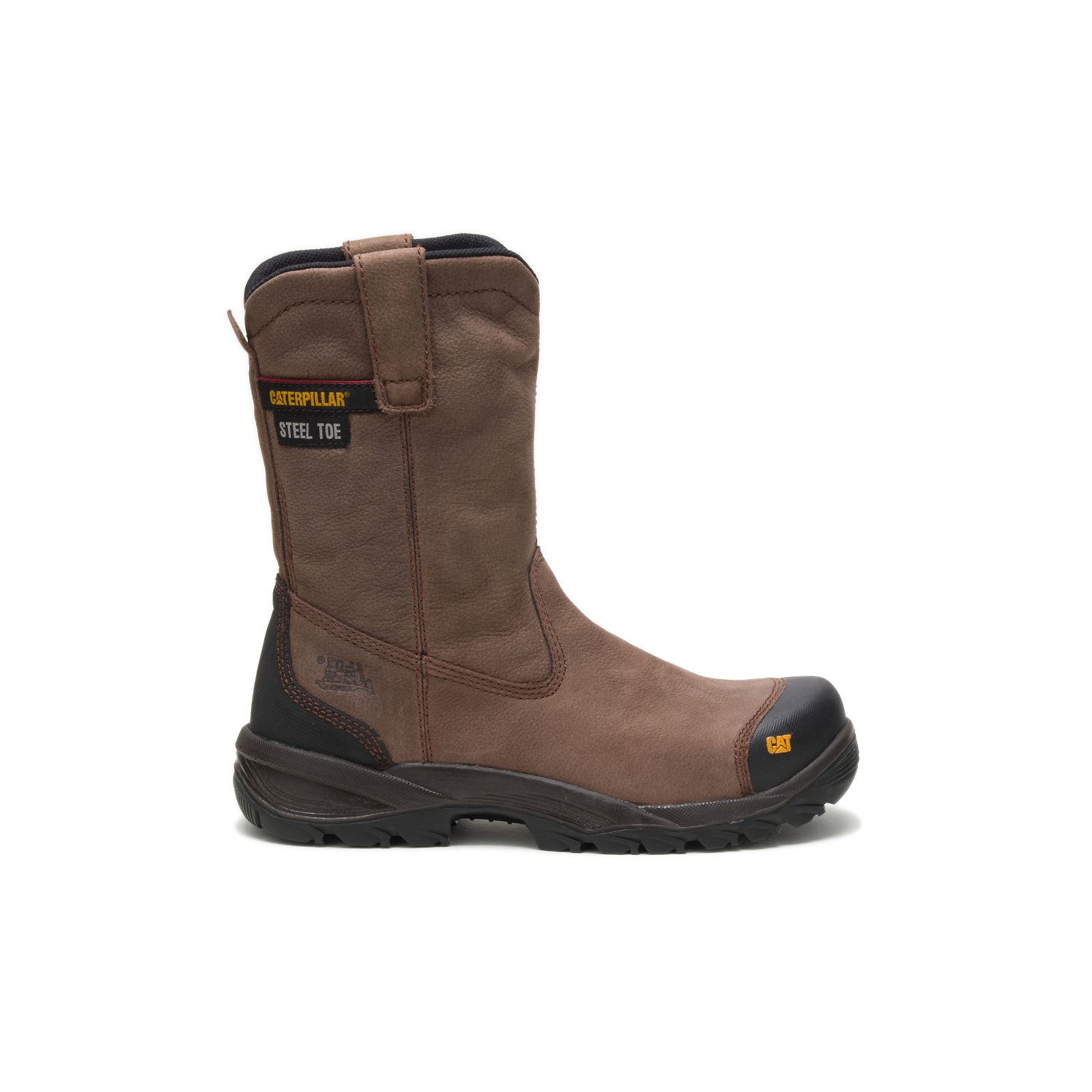 Caterpillar Boots Online - Caterpillar Spur Steel Toe Mens Steel Toe Boots Brown (536708-TKE)